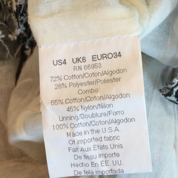 Cynthia Steffe Womens Skirt Size 4 Red Black Fringe Fairy Grunge Y2K Artsy Lace - Picture 10 of 10